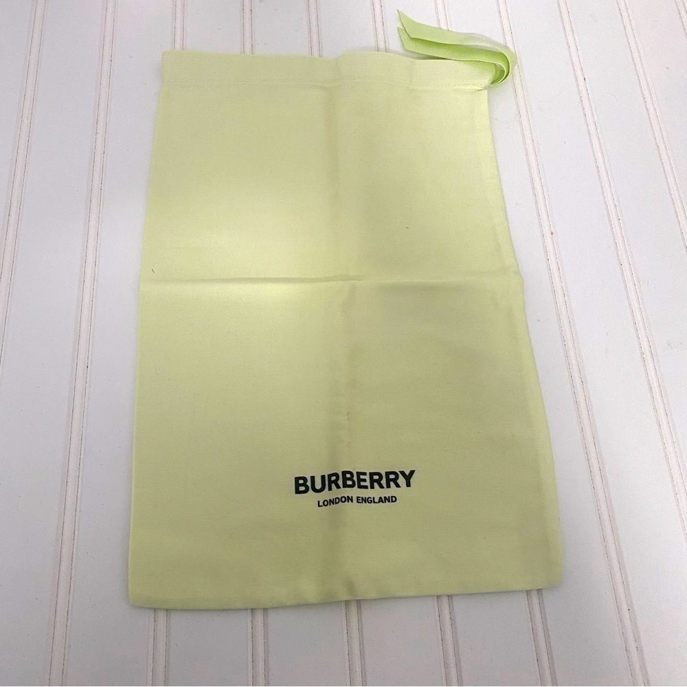 Burberry London England Dust Bag Light Mint Green